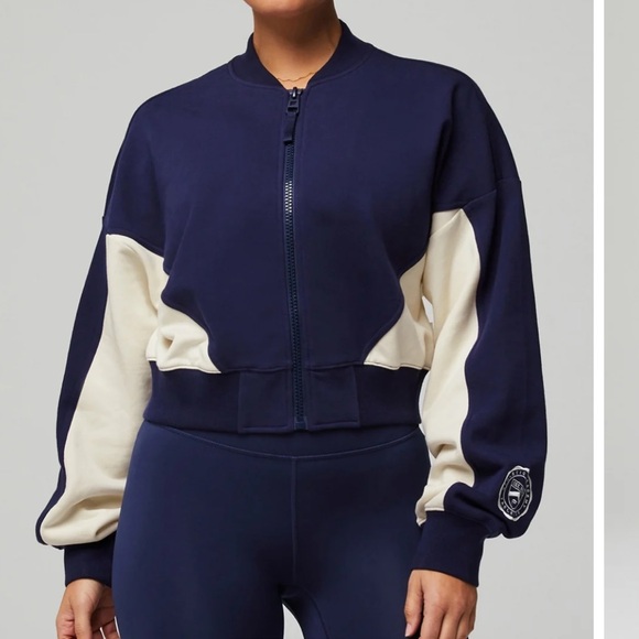 Fabletics Year Round Terry Bomber - Picture 3 of 8